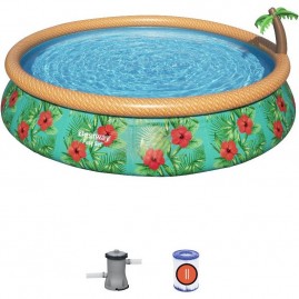 Бассейн BESTWAY FAST SET 457х84см, 9677л, фильтр насос 2006л/ч Бассейн BESTWAY FAST SET 457х84см, 9677л, фильтр насос 2006л/ч