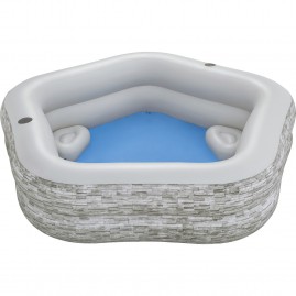 Детский надувной бассейн BESTWAY SPLASH PARADISE 213х206х53см, 575л, от 6 лет Детский надувной бассейн BESTWAY SPLASH PARADISE 213х206х53см, 575л, от 6 лет