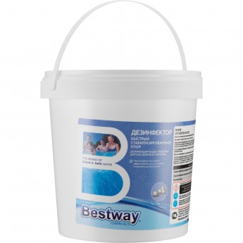 Дезинфектор для ударной обработки воды в гранулах BESTWAY (1 кг) Дезинфектор для ударной обработки воды в гранулах BESTWAY (1 кг)