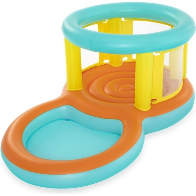 Игровой бассейн BESTWAY ДЖАМПТОРИЯ 239х142х102см с батутом, 70л, 3-6 лет 52385 BW
