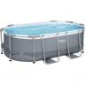 Каркасный бассейн BESTWAY POWER STEEL 305х200х84см, 3668л + фильтр-насос 1249л/ч, поплавок-дозатор 5614A BW