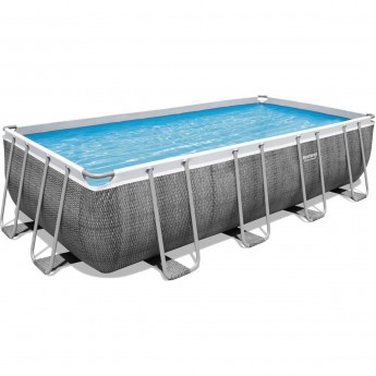 Каркасный бассейн BESTWAY POWER STEEL 488х244х122см + фильтр-насос 3028 л/ч, тент, лестница Каркасный бассейн BESTWAY POWER STEEL 488х244х122см + фильтр-насос 3028 л/ч, тент, лестница
