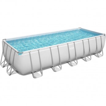 Каркасный бассейн BESTWAY POWER STEEL 640х274х132см, 19281л + фильтр-насос 5678 л/ч, тент, лестница Каркасный бассейн BESTWAY POWER STEEL 640х274х132см, 19281л + фильтр-насос 5678 л/ч, тент, лестница