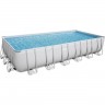 Каркасный бассейн BESTWAY POWER STEEL 732х366х132см, 30045л + песочный ф/насос 5678 л/ч, тент, лестница 56475 BW