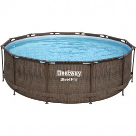 Каркасный бассейн BESTWAY РОТАНГ 5617N BW, 305х100см, 6148л Каркасный бассейн BESTWAY РОТАНГ 5617N BW, 305х100см, 6148л