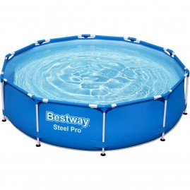 Каркасный бассейн BESTWAY STEEL PRO 305х76см, 4678л + фильтр-насос 1249 л/ч Каркасный бассейн BESTWAY STEEL PRO 305х76см, 4678л + фильтр-насос 1249 л/ч