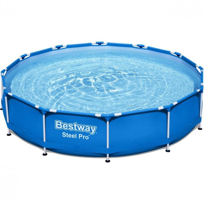 Каркасный бассейн BESTWAY STEEL PRO 366х76см, 6473л + фильтр-насос 1249 л/ч 56681 BW