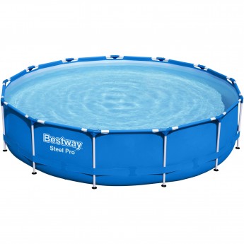 Каркасный бассейн BESTWAY STEEL PRO 396х84см, 8680л + фильтр-насос 2006 л/ч Каркасный бассейн BESTWAY STEEL PRO 396х84см, 8680л + фильтр-насос 2006 л/ч