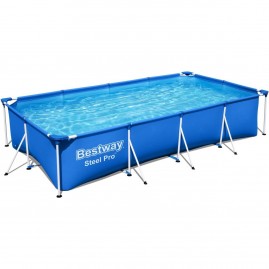Каркасный бассейн BESTWAY STEEL PRO 400х211х81см, 5700л Каркасный бассейн BESTWAY STEEL PRO 400х211х81см, 5700л