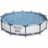 Каркасный бассейн BESTWAY STEEL PRO MAX 366х76см, 6473л + фильтр-насос 1249 л/ч 56416 BW