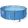 Каркасный бассейн BESTWAY STEEL PRO MAX 56984 305х100см, 6148л, с картриджным фильтром 56984 BW