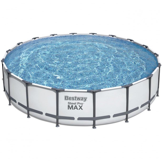 Каркасный бассейн BESTWAY STEEL PRO MAX 488х122см, 19480л 5619E BW