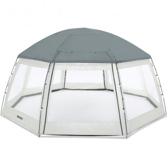 Круглый купол для бассейна BESTWAY 600x600x295см