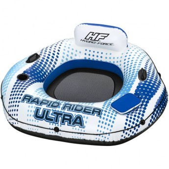 Надувной круг-кресло BESTWAY RAPID RIDER ULTRA 43726 165x148см с ручками и подстакаником, холодильник, до 100кг Надувной круг-кресло BESTWAY RAPID RIDER ULTRA 43726 165x148см с ручками и подстакаником, холодильник, до 100кг