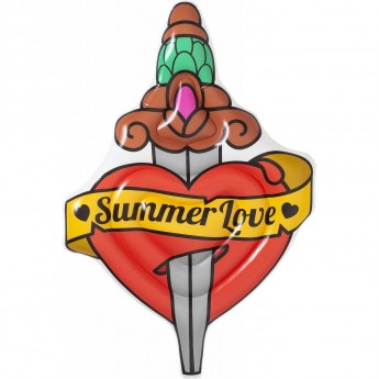 Надувной матрас BESTWAY SUMMER LOVE TATTOO 43265 198х137 см Надувной матрас BESTWAY SUMMER LOVE TATTOO 43265 198х137 см