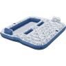 Надувной матрас-плот для плавания BESTWAY COMFORT PLUSH DOUBLE 204х188см для двоих, до 180кг 43653 BW