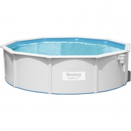 Стальной бассейн BESTWAY HYDRIUM 460х120см, 17430л + песочный ф/насос 5678 л/ч, лестница, тент, подстилка Стальной бассейн BESTWAY HYDRIUM 460х120см, 17430л + песочный ф/насос 5678 л/ч, лестница, тент, подстилка