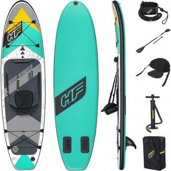SUP-доска для плавания BESTWAY AQUA WANDER TRAVELTECH, 305*84*12 см SUP-доска для плавания BESTWAY AQUA WANDER TRAVELTECH, 305*84*12 см