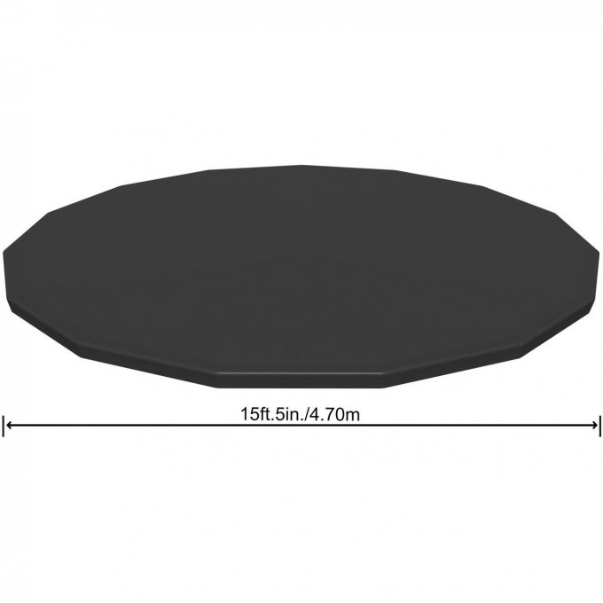Тент для каркасного бассейна BESTWAY STEEL PRO MAX POOLS, HYDRIUM SPLASHER POOLS 457 см (d 457см) 58038 BW